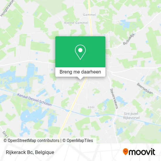 Rijkerack Bc kaart