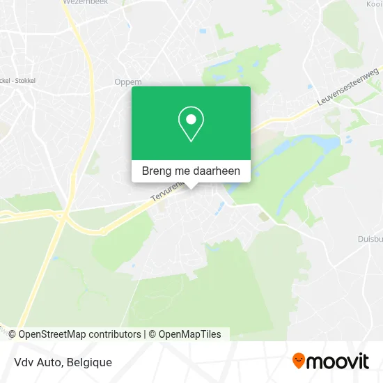 Vdv Auto kaart