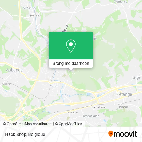 Hack Shop kaart
