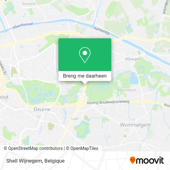 Shell Wijnegem kaart