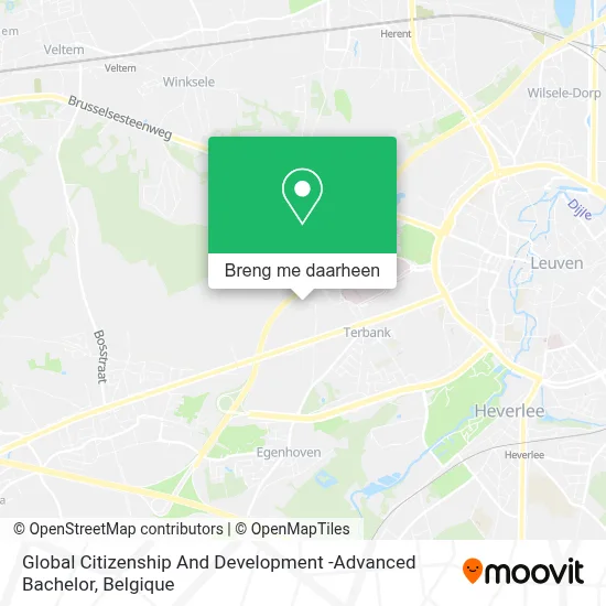 Global Citizenship And Development -Advanced Bachelor kaart