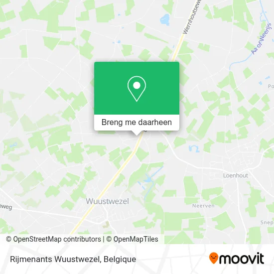 Rijmenants Wuustwezel kaart