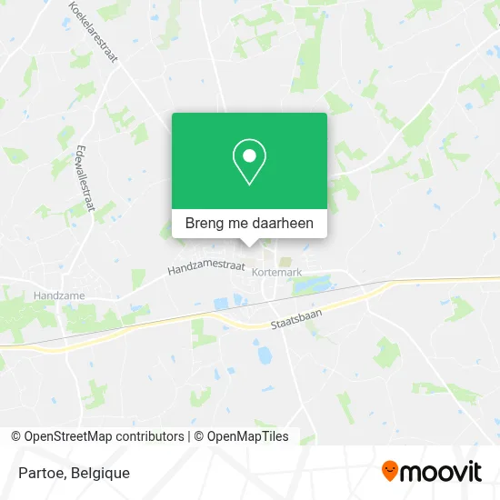Partoe kaart