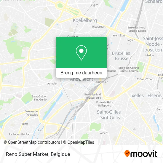 Reno Super Market kaart