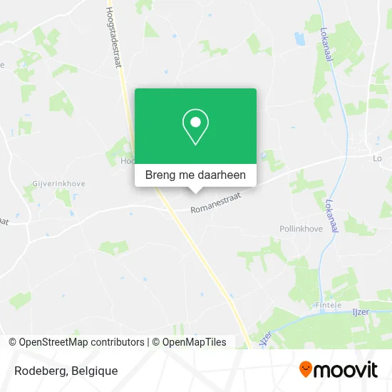Rodeberg kaart