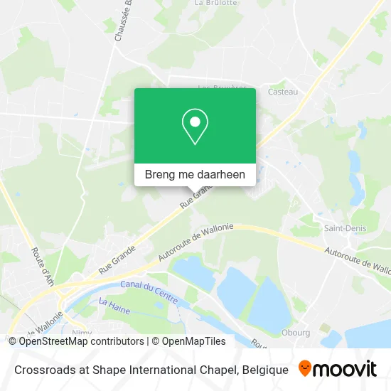 Crossroads at Shape International Chapel kaart