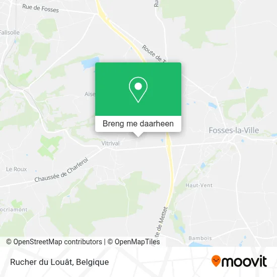 Rucher du Louât kaart