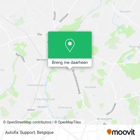 Autofix Support kaart