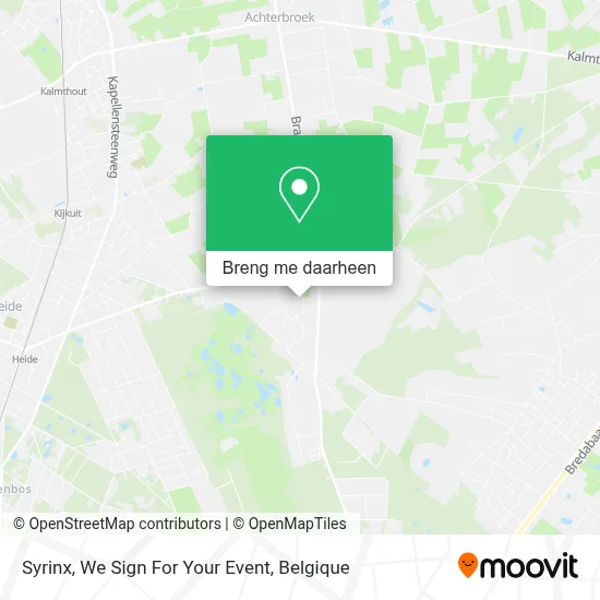 Syrinx,  We Sign For Your Event kaart