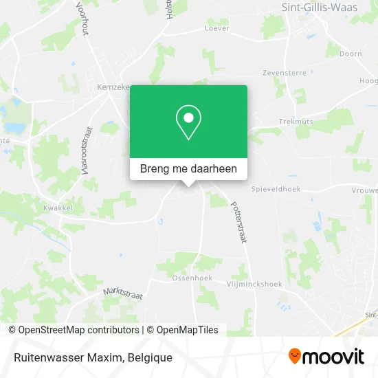 Ruitenwasser Maxim kaart