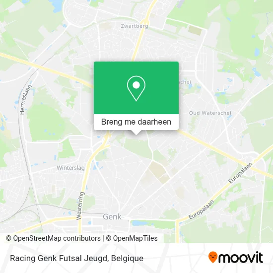 Racing Genk Futsal Jeugd kaart