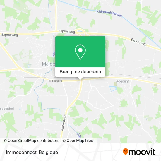 Immoconnect kaart