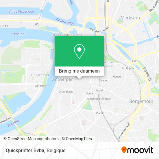 Quickprinter Bvba kaart