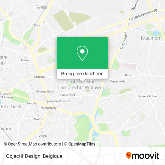 Objectif Design kaart