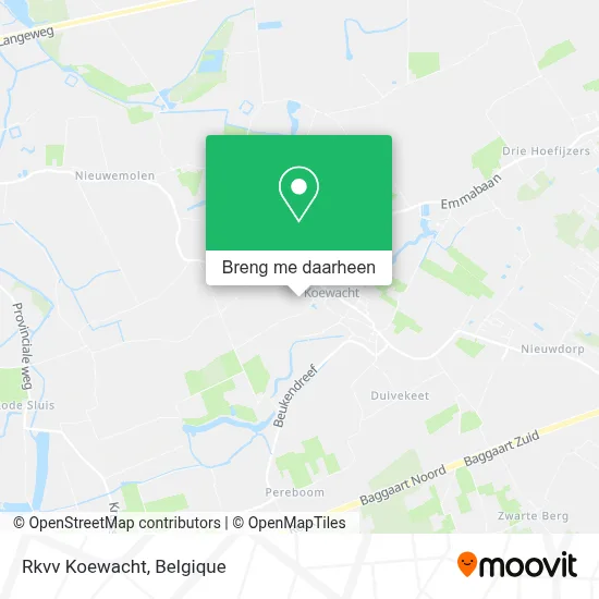 Rkvv Koewacht kaart