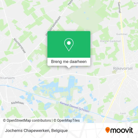 Jochems Chapewerken kaart