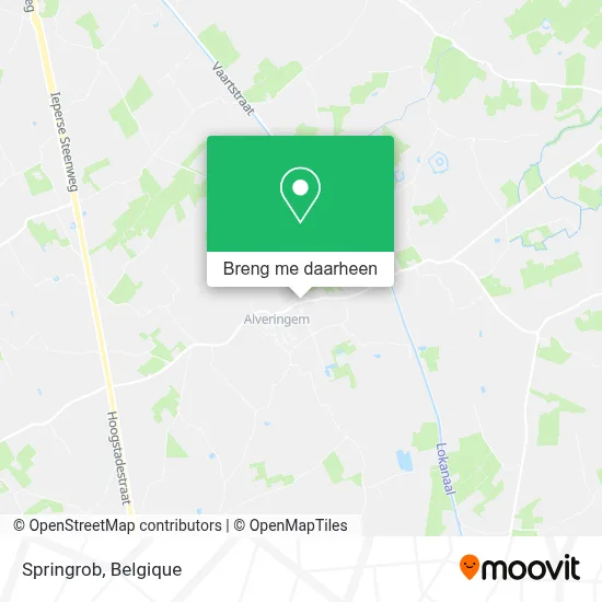 Springrob kaart
