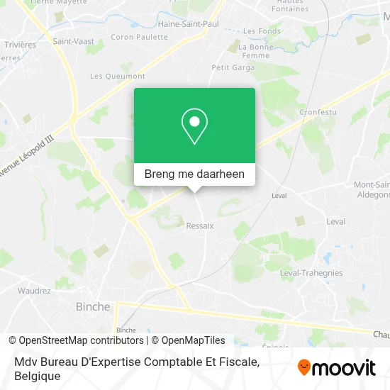 Mdv Bureau D'Expertise Comptable Et Fiscale kaart