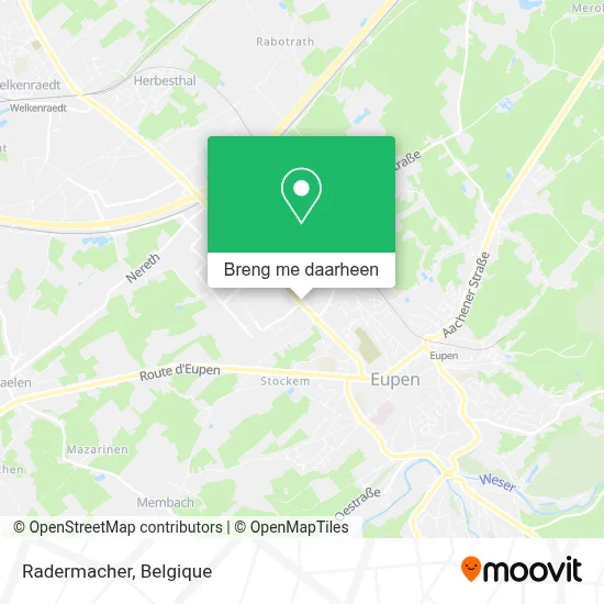 Radermacher kaart