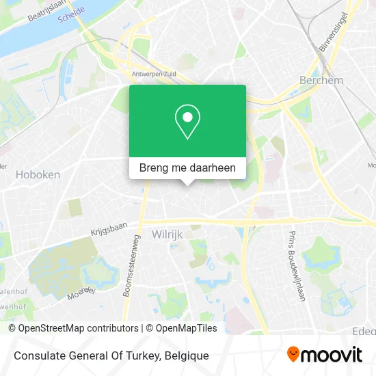 Consulate General Of Turkey kaart