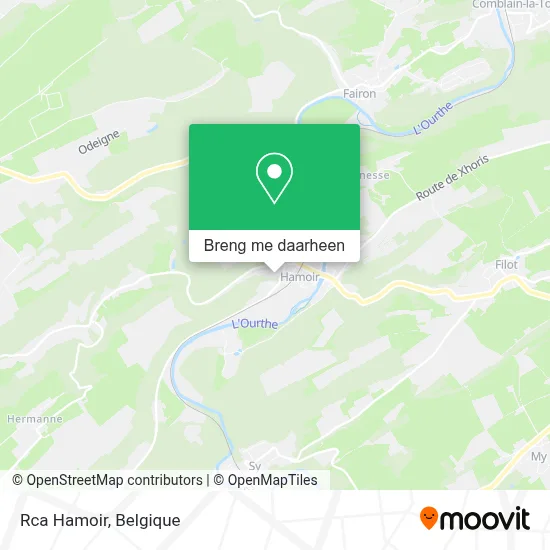 Rca Hamoir kaart
