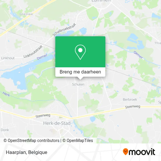 Haarplan kaart