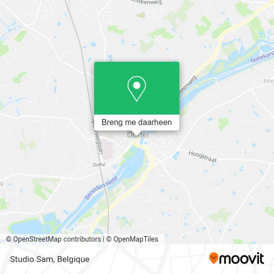 Studio Sam kaart