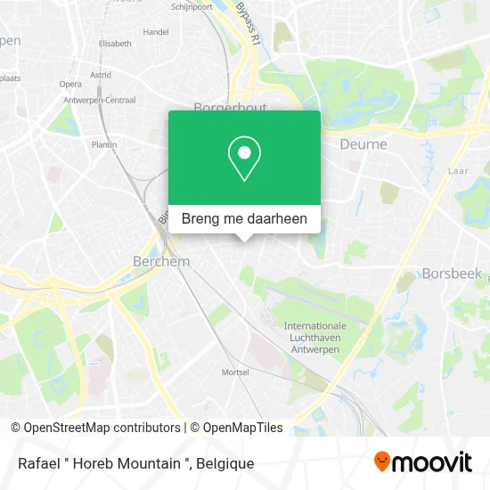 Rafael '' Horeb Mountain '' kaart