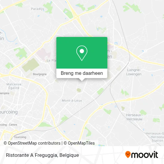 Ristorante A Freguggia kaart