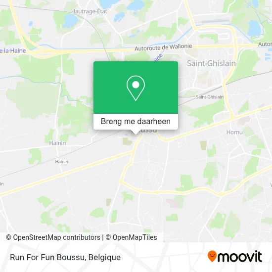 Run For Fun Boussu kaart