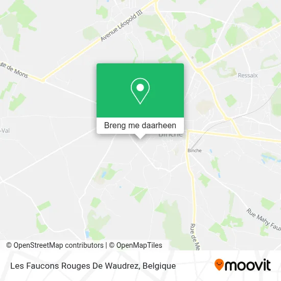 Les Faucons Rouges De Waudrez kaart