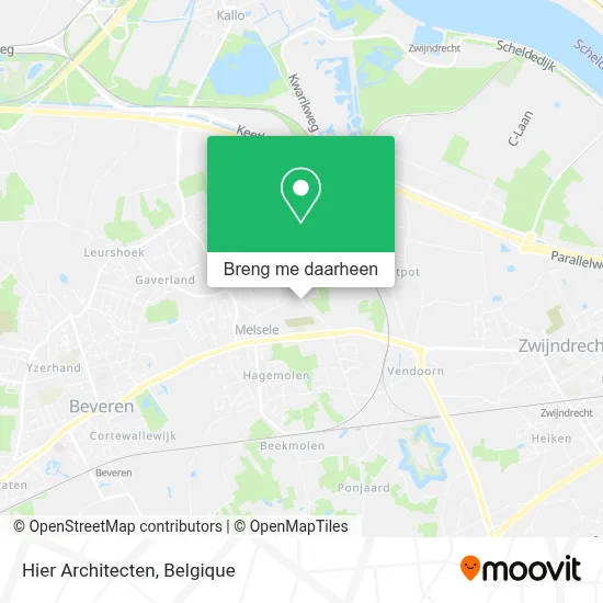 Hier Architecten kaart