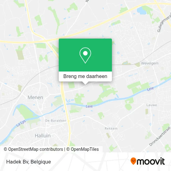Hadek Bv kaart