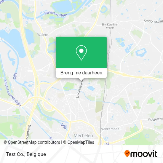 Test Co. kaart