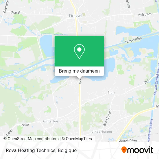 Rova Heating Technics kaart