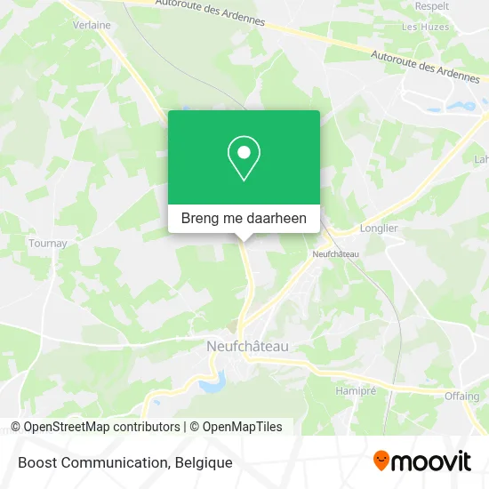 Boost Communication kaart