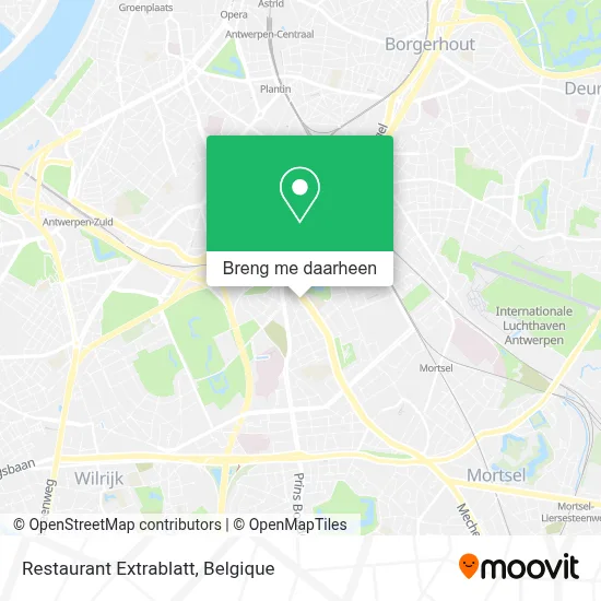 Restaurant Extrablatt kaart