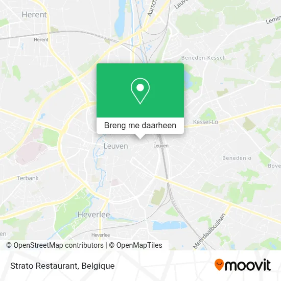 Strato Restaurant kaart