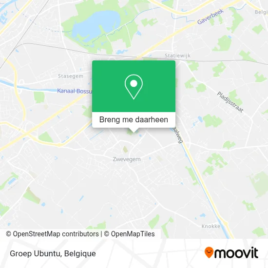 Groep Ubuntu kaart