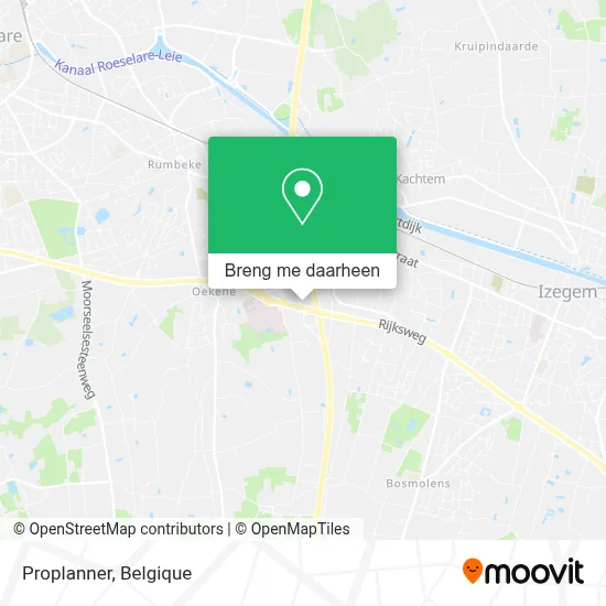 Proplanner kaart