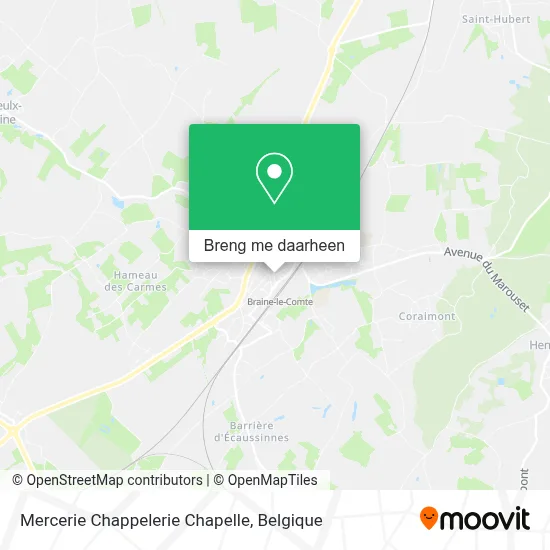 Mercerie Chappelerie Chapelle kaart