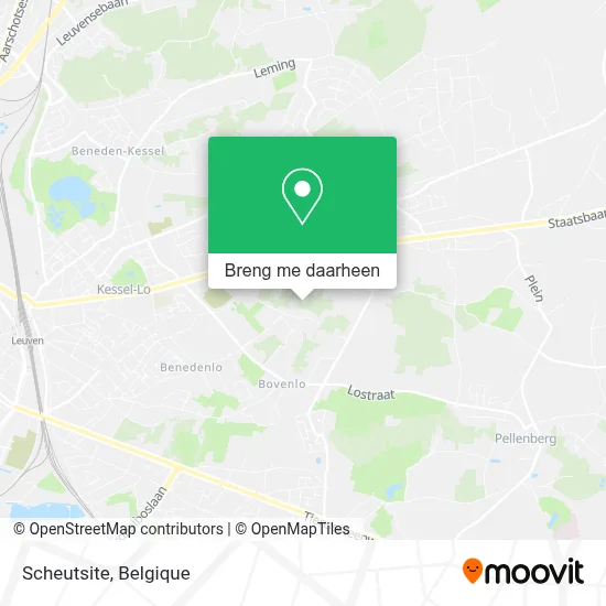 Scheutsite kaart