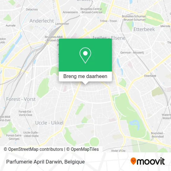 Parfumerie April Darwin kaart