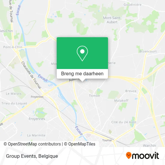 Group Events kaart