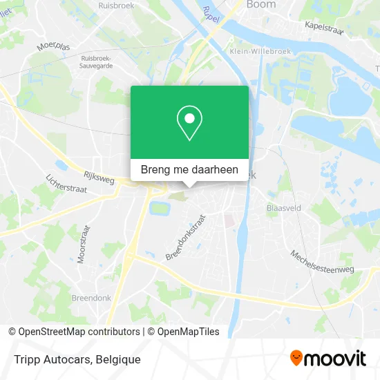 Tripp Autocars kaart