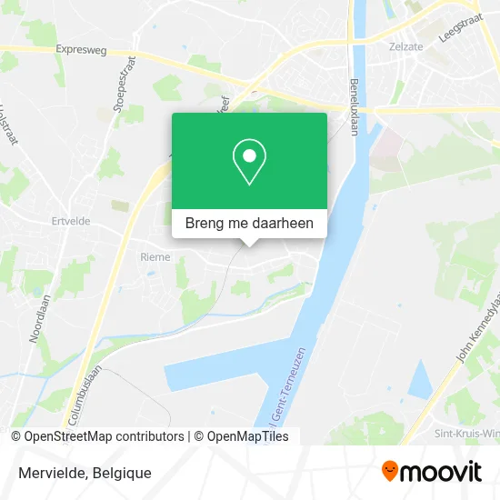 Mervielde kaart