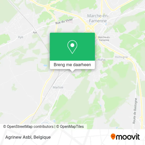 Agrinew Asbl kaart