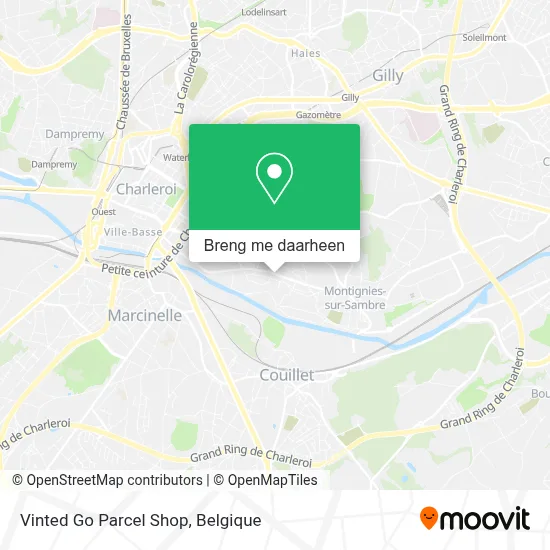 Vinted Go Parcel Shop kaart