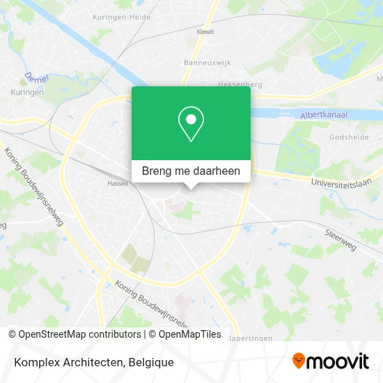 Komplex Architecten kaart