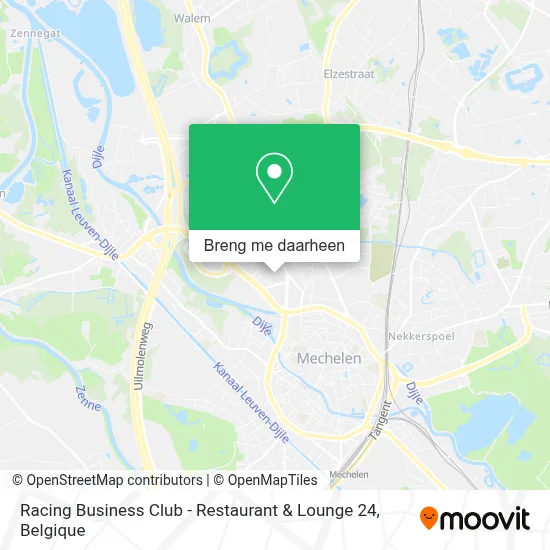 Racing Business Club - Restaurant & Lounge 24 kaart